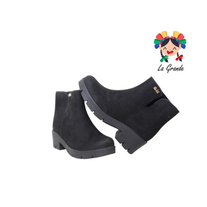 9311 SALOME ULAN Negro Bota Lluvia para Dama