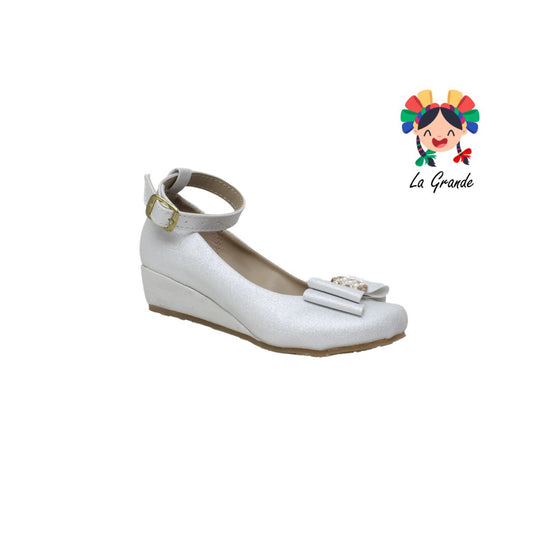 214 ALE REYNA Blanco Salma Sint Zapatilla Casual para Niña