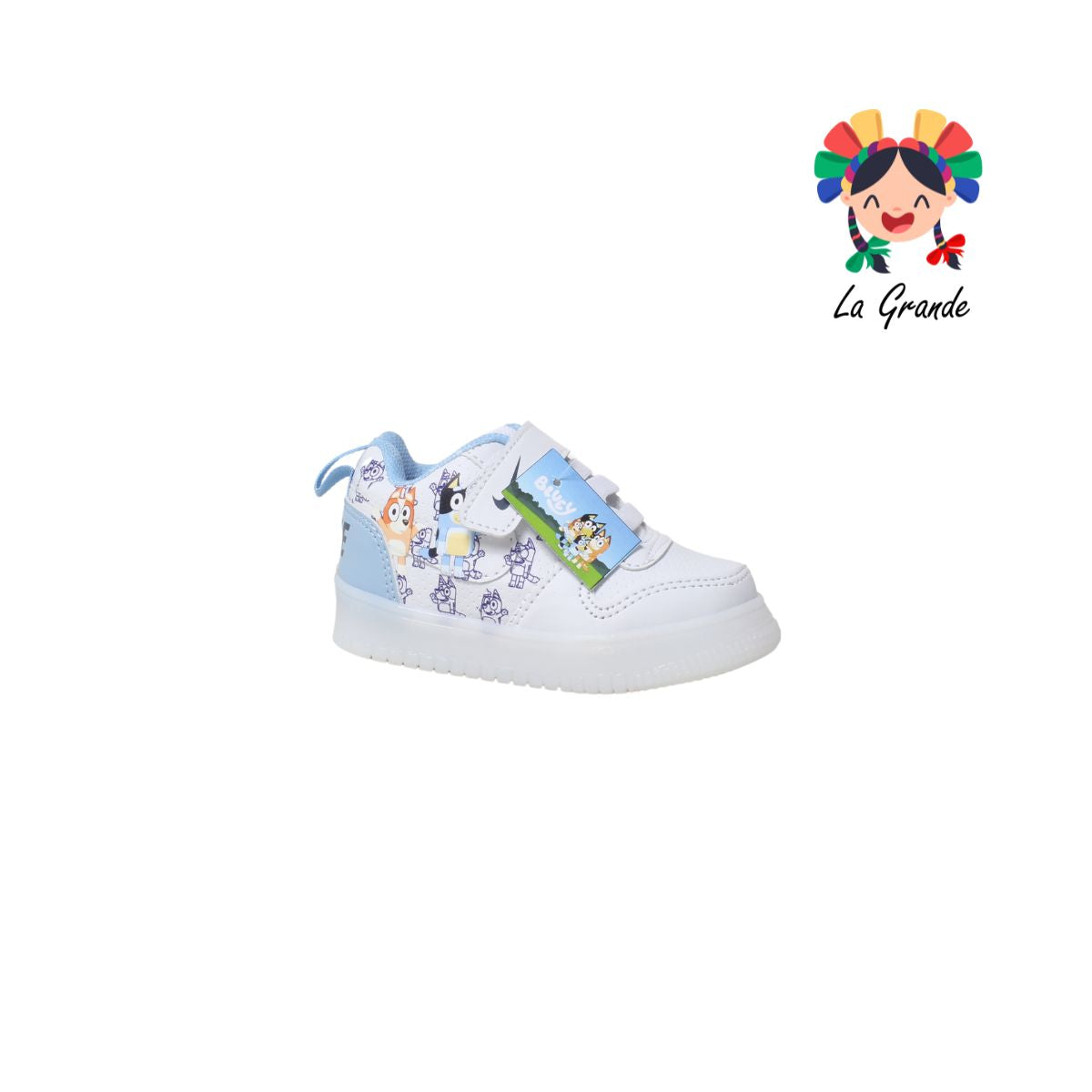 223 R-KIDS Blanco Cielo Sintético Tenis Bota con Luz Led para Niña y Niño