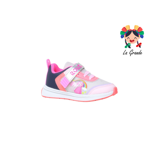 2220 ROUSS  Gris Coral Marino - Tenis infantiles para niña