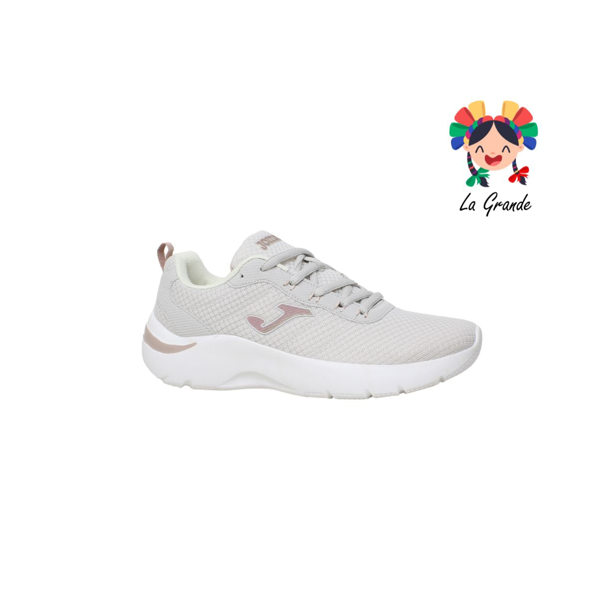 2225 N-100 LADY JOMA Beige Tenis Running para Joven y Dama