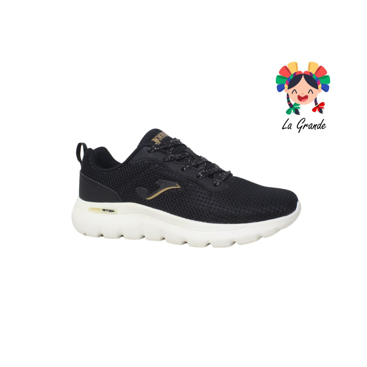 2301 C.INFINITE LADY-JOMA Black Tenis Running para Joven y Dama