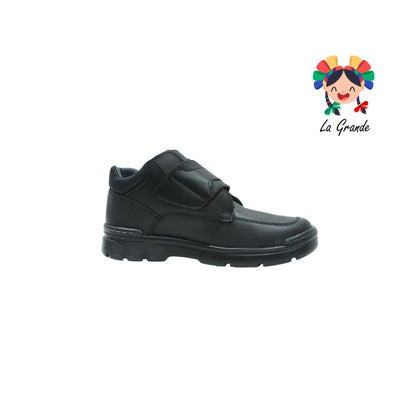 23302 YUYIN negro zapato escolar antiderrapante con velcro para joven