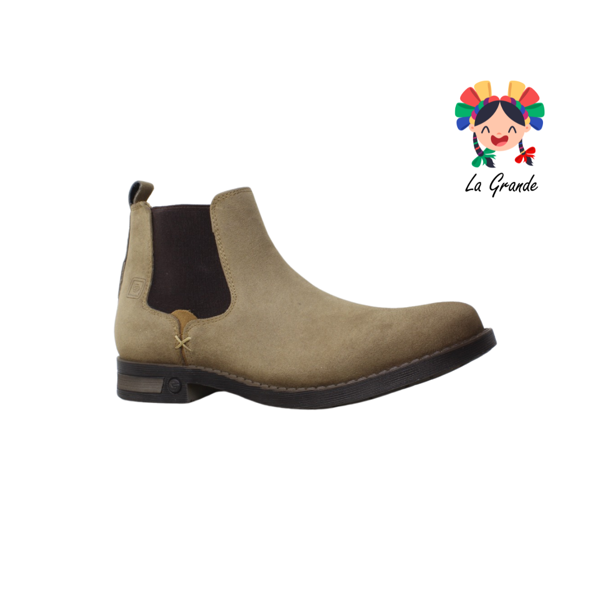 2351 CUSTOM Arena Gamuza Botin Casual  para Caballero