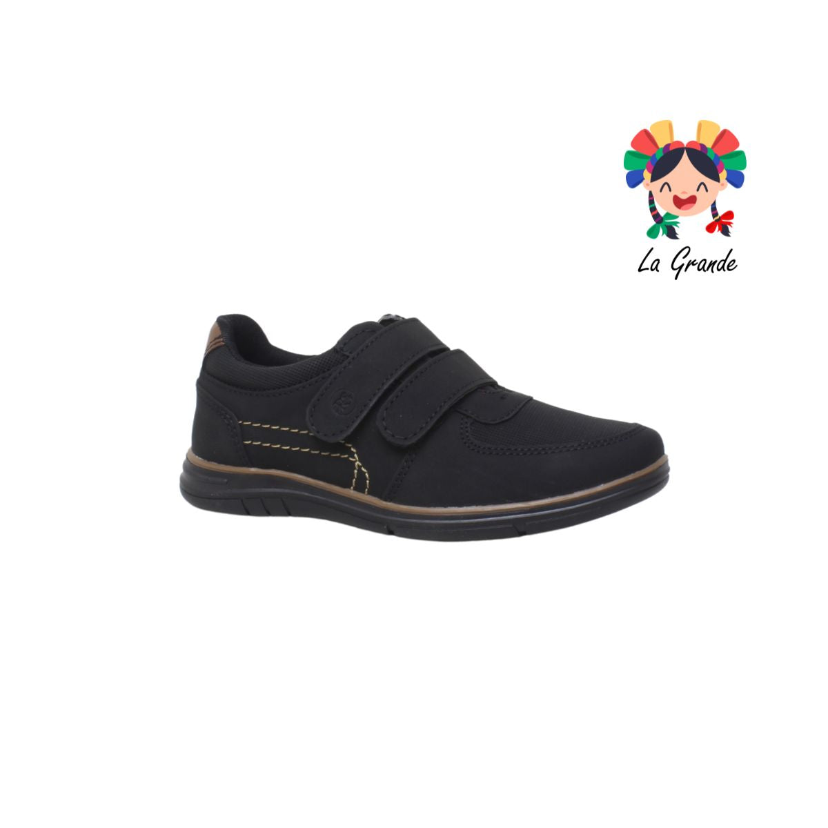 25007 RODRISAN Negro Camel Sint Zapato Casual para Niño