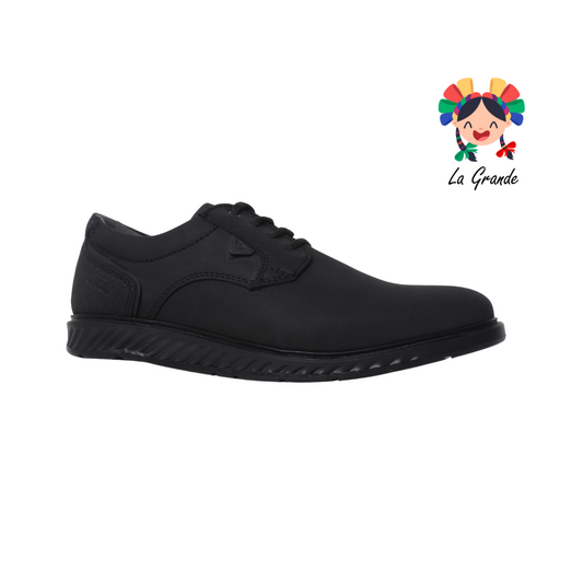 2502 CUSTOM Negro Nobuck Zapato Casual para Caballero