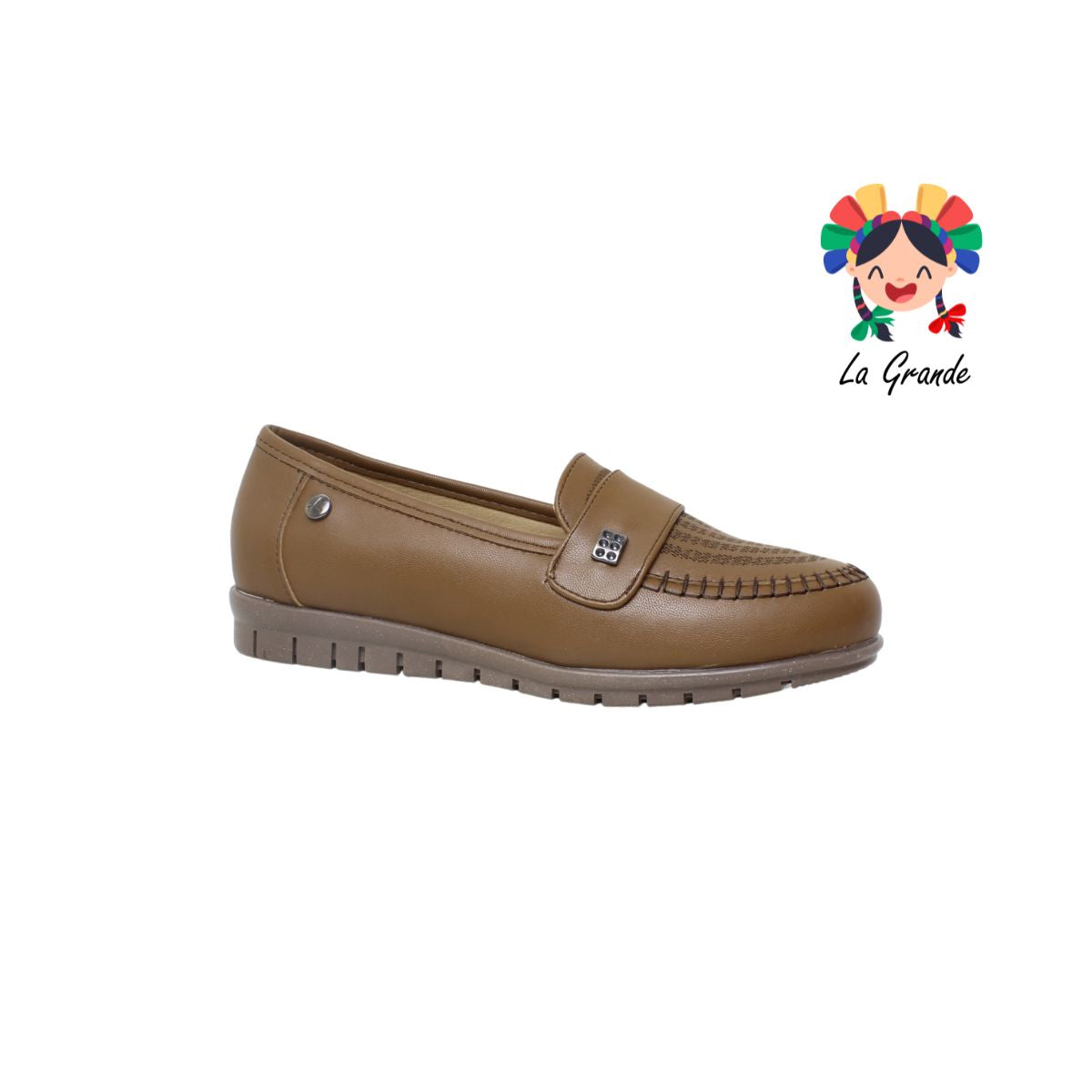 2505 LUPITAS Camel Zapato Mocasín para Dama