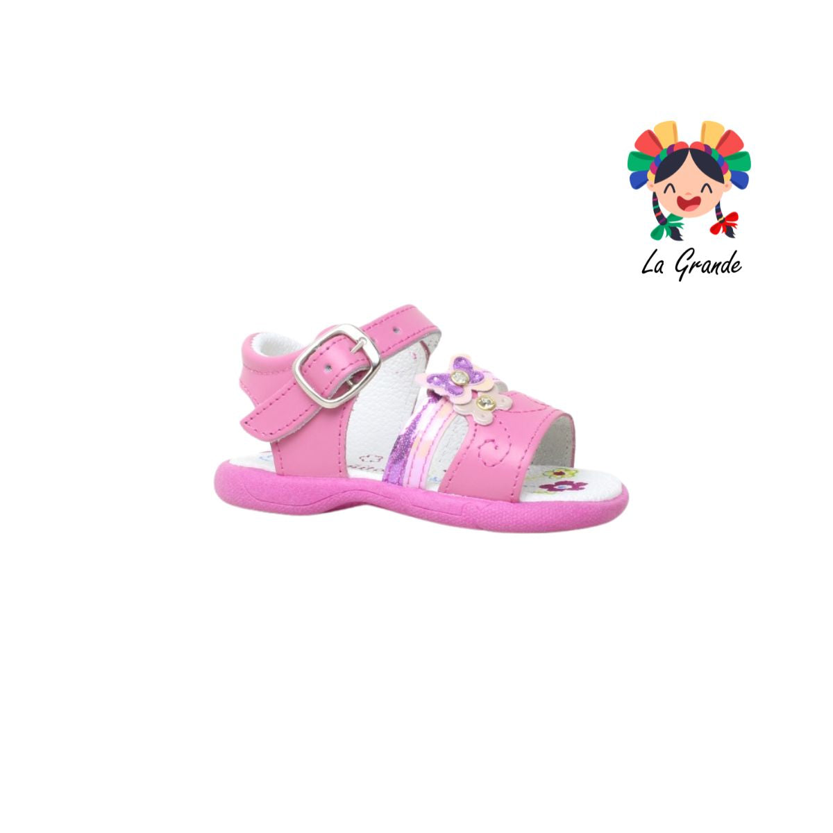 2574 PEQUEÑITOS Fiusha Huarache Casual Para Niña