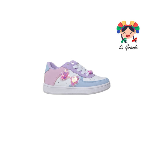 262 BOOST KIDS Blanco Rosa Cielo Sint Tenis Casual para Niña