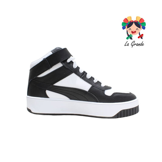 703-PUMA Carina Street Mid Blanco Negro tenis casual importado Original para Joven y Dama