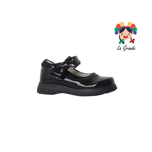 2731 MIA Negro Charol Zapato Escolar para Niña