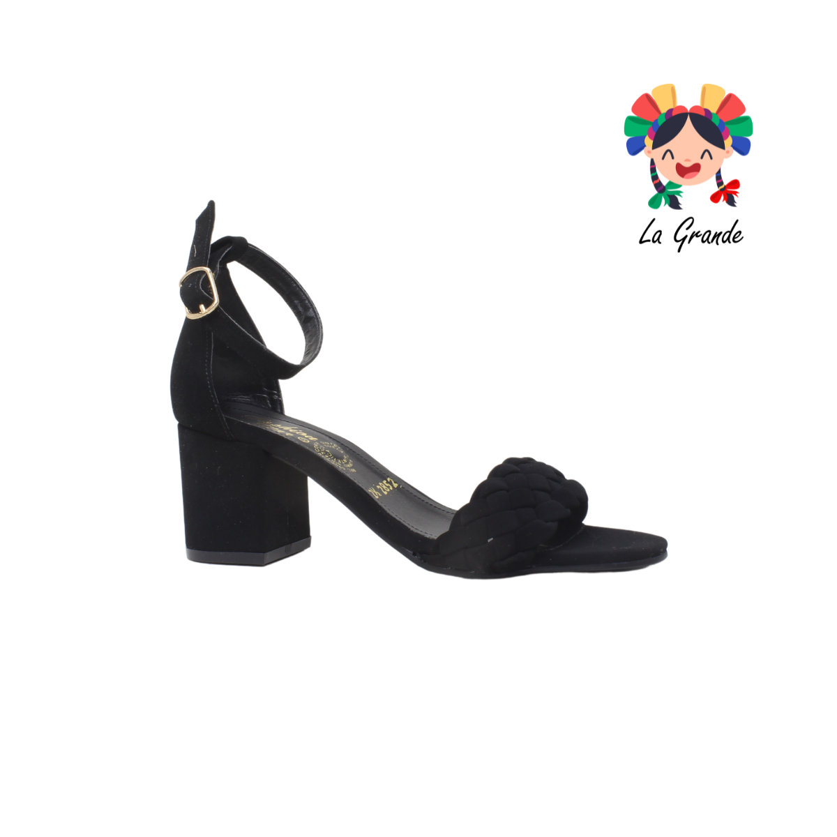 2852 FASHION STAR Negro Zapatilla abierta para dama