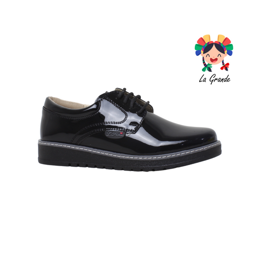 3010 LADY FLORES Negro Charol Zapato Casual para Dama