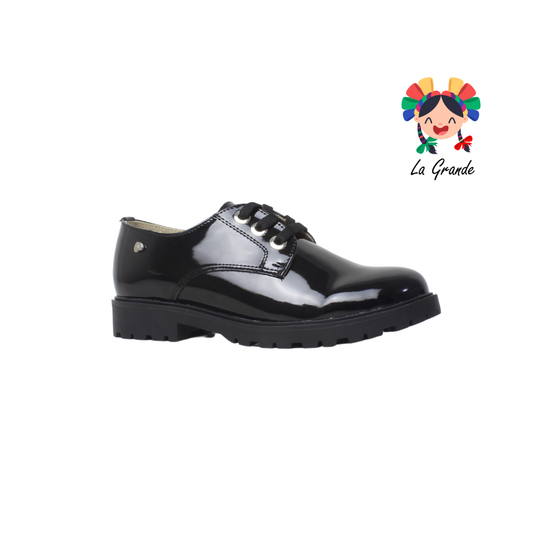 3018 BAMBINO Negro Zapato Escolar para jovencita