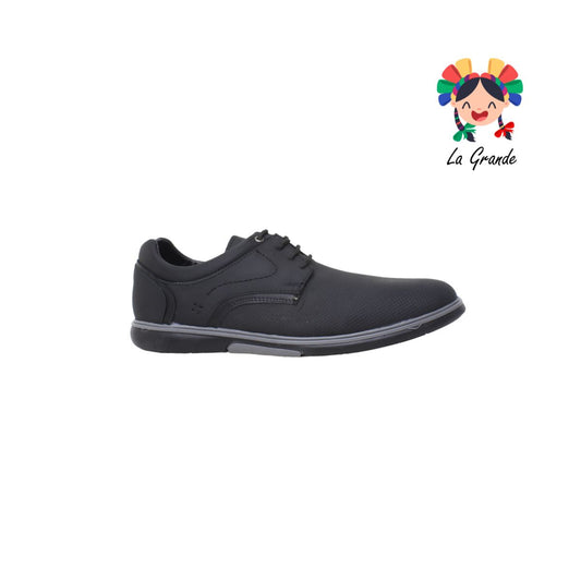 3080 CRAZY SHOES Negro zapato casual para caballero