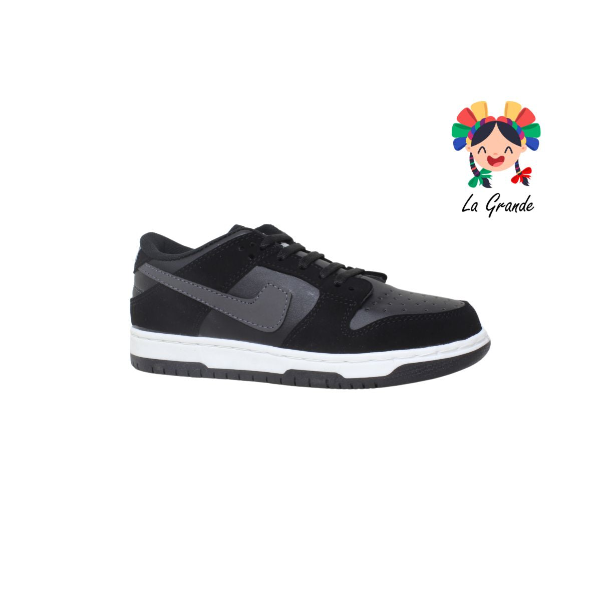 310 SNIK Negro Oxford Nobuck Tenis Choclo para Joven y Caballero