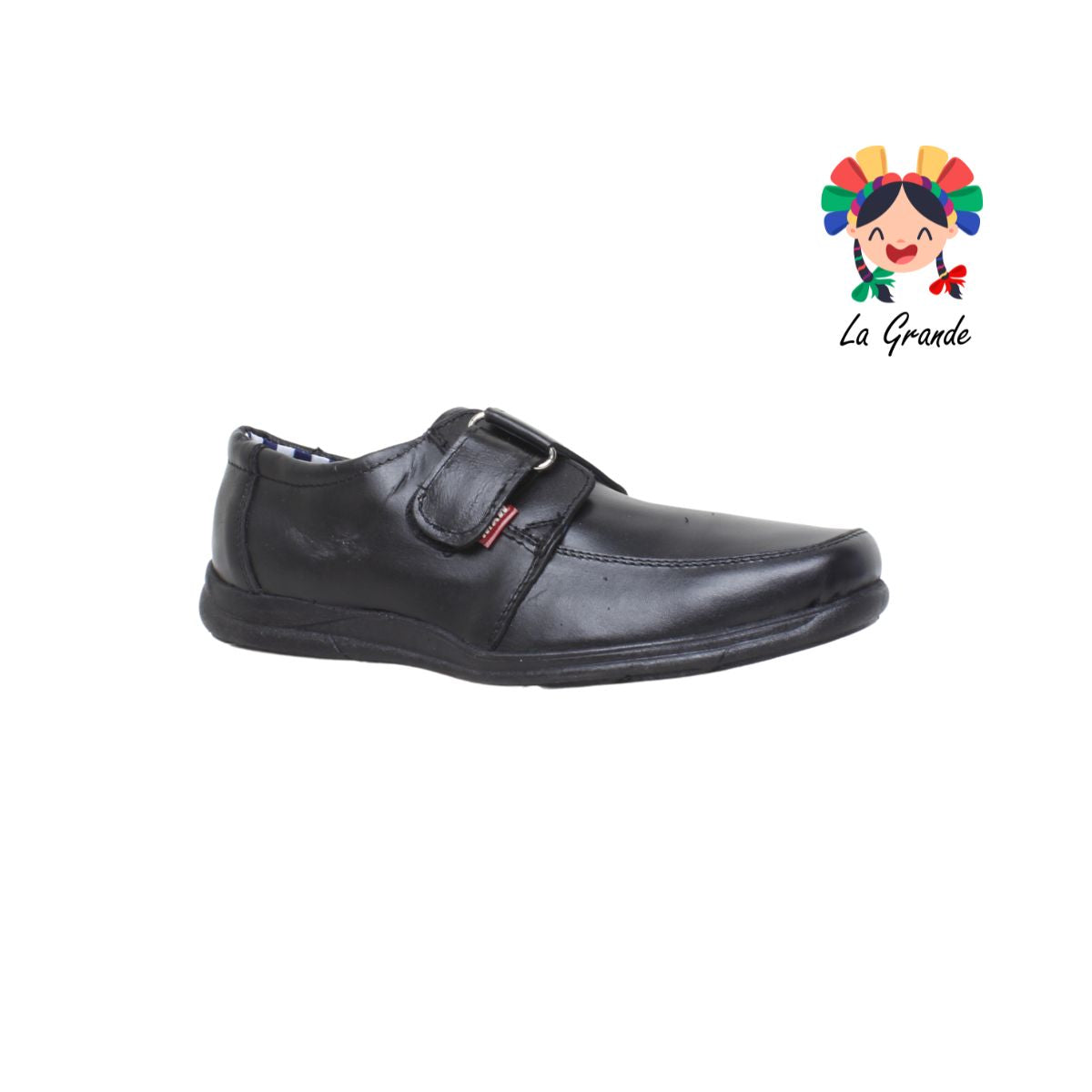 314 MAXI WELL Negro Piel zapato Casual para Caballero