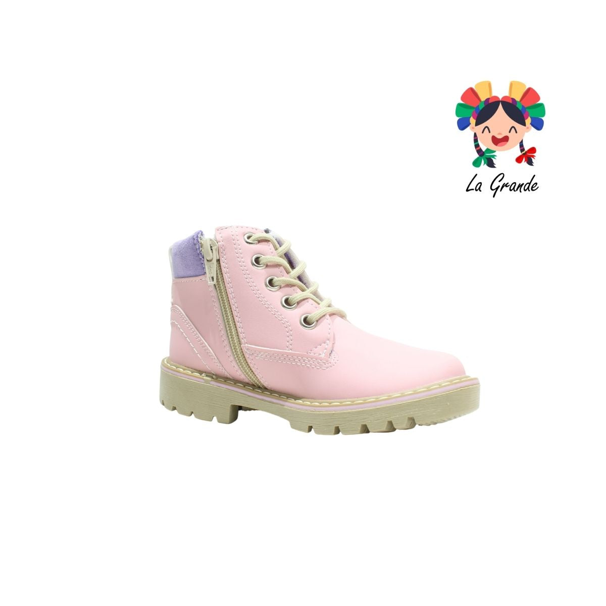 3156 ROKINO Rosa Lila Bota para Niña