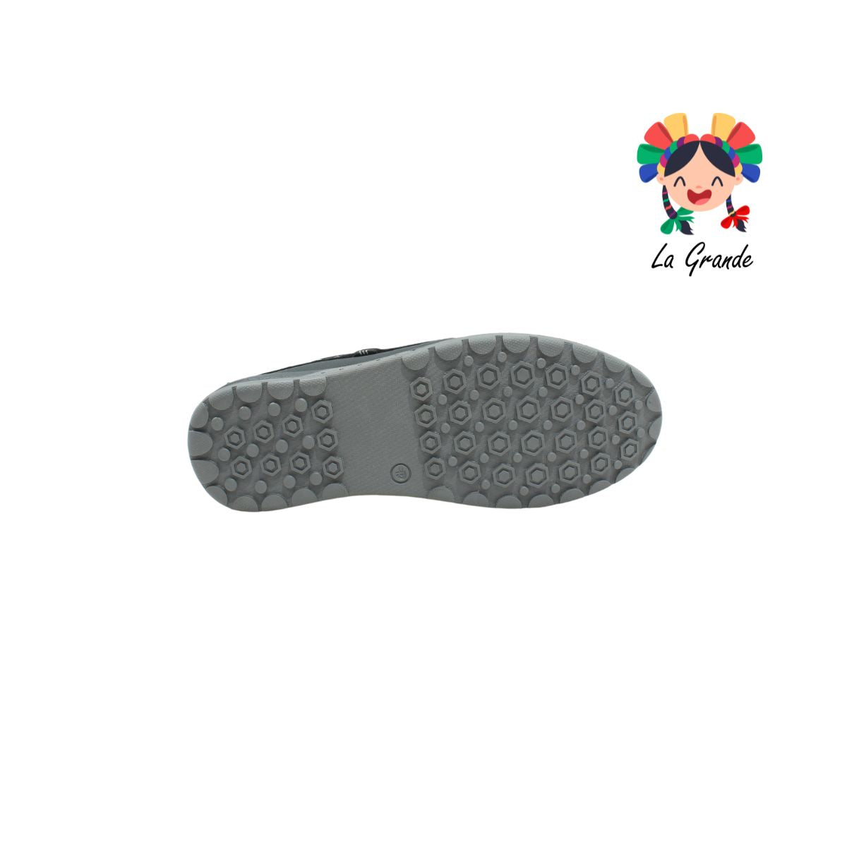 3350 CUSTOM negro gris Mocasin para joven