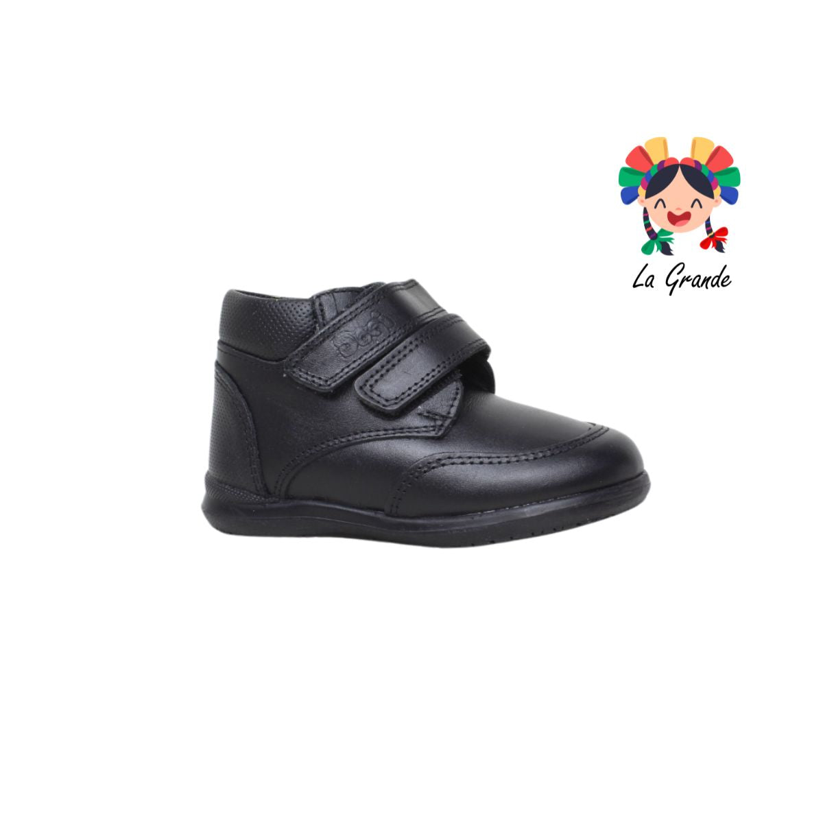 3421 DOGI Negro Zapato Infantil Niño