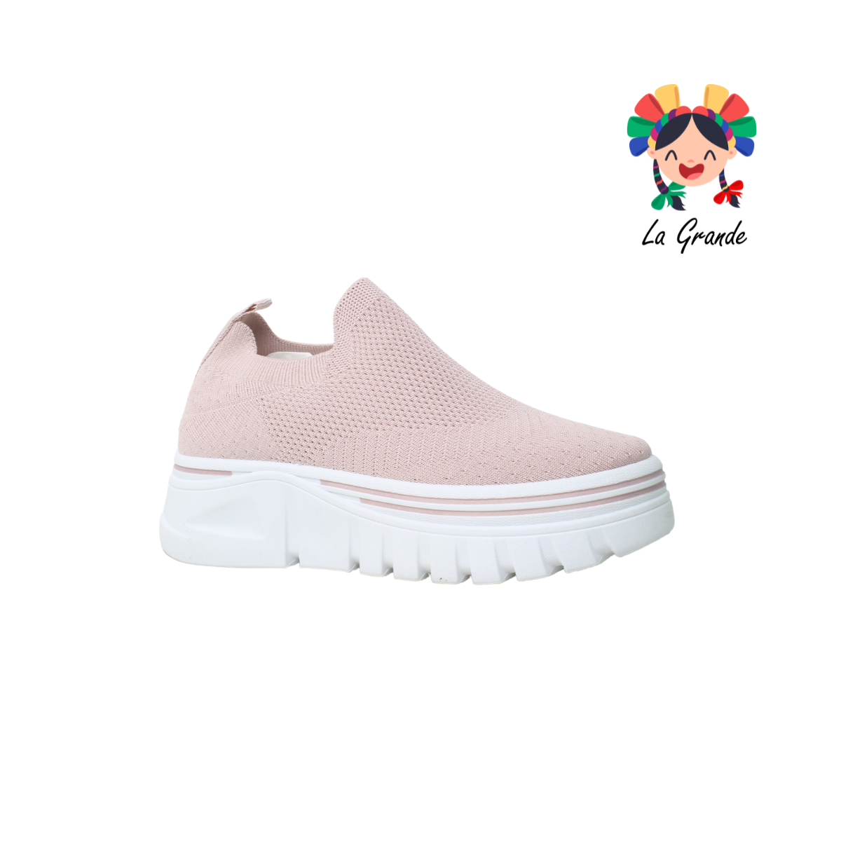 3598 NEXT&CO Rosa Tenis Textil Casual para Dama