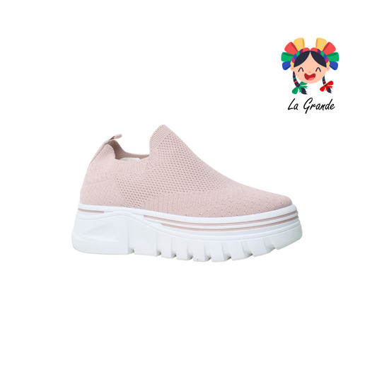 3598 NEXT&CO Rosa Tenis Textil Casual para Dama