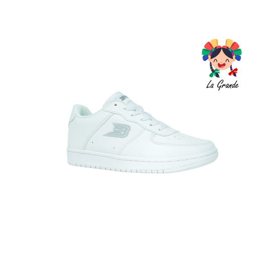 362 BOOST blanco blanco Tenis casual dama y joven