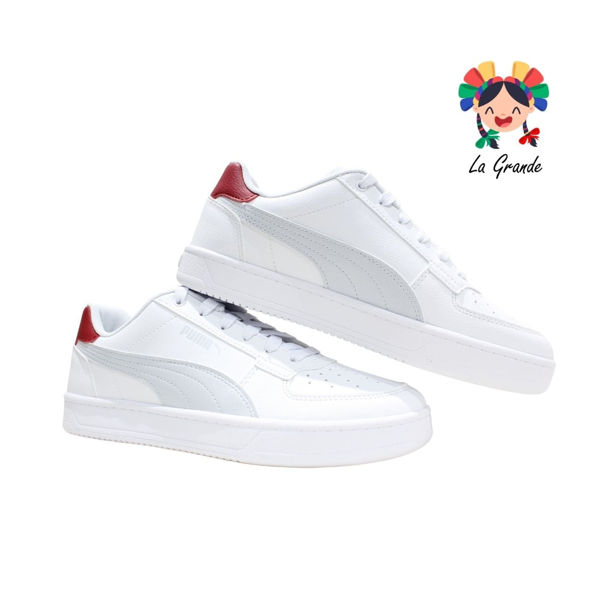 Puma blanco y rojo hotsell