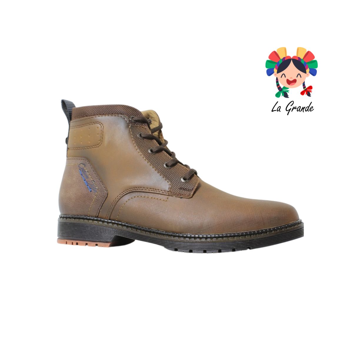 3863 CUSTOM Brandy Sint Bota Casual para Caballero