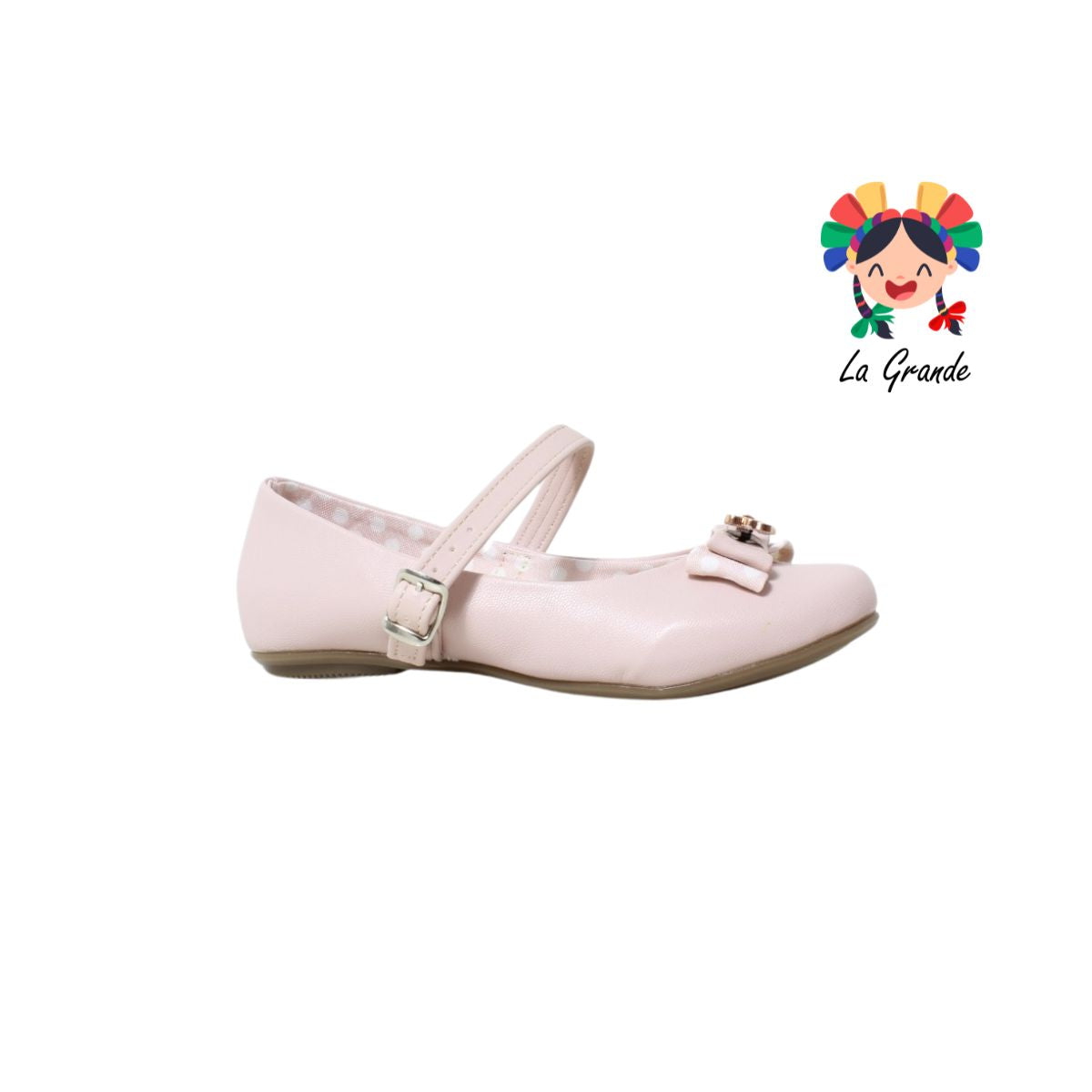 390 MODA LINDA Rosa Rich Sint balerina Casual para Niña