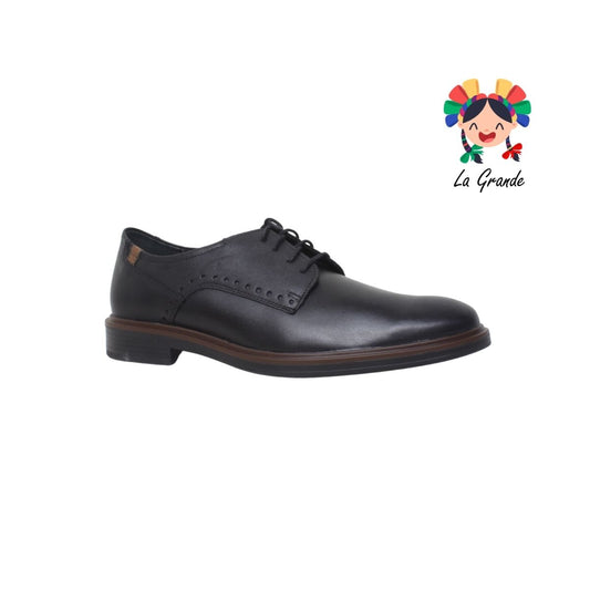 400 DERBY FLEXI Negro Piel Zapato Casual para Caballero