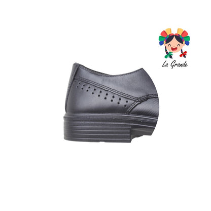 402 DERBY FLEXI Negro Piel Zapato Casual para Caballero