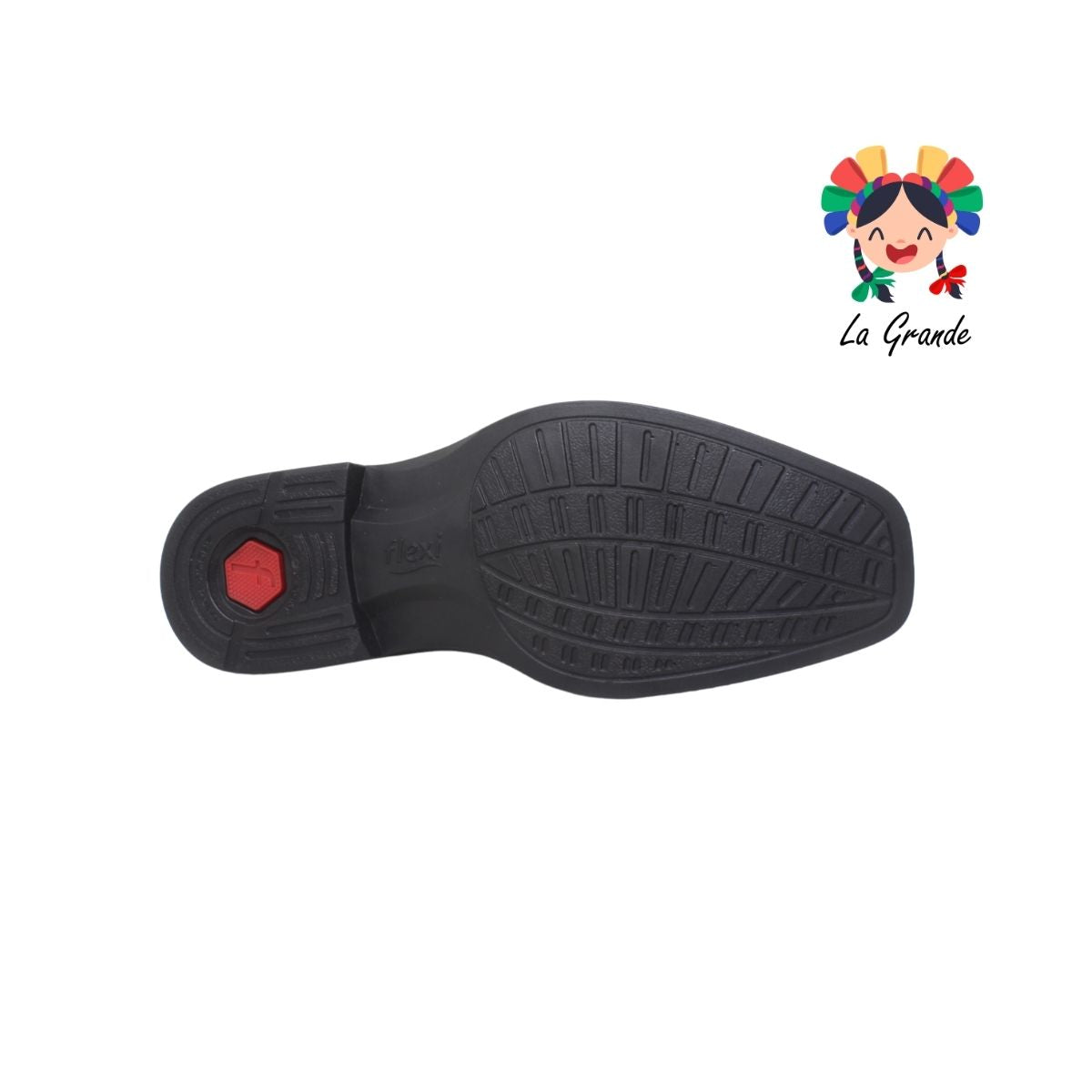 402 DERBY FLEXI Negro Piel Zapato Casual para Caballero