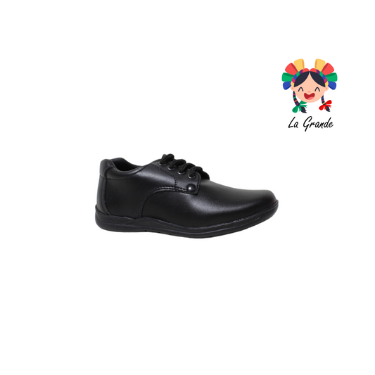 416 TOBI Negro Sint Zapato Escolar para Niño