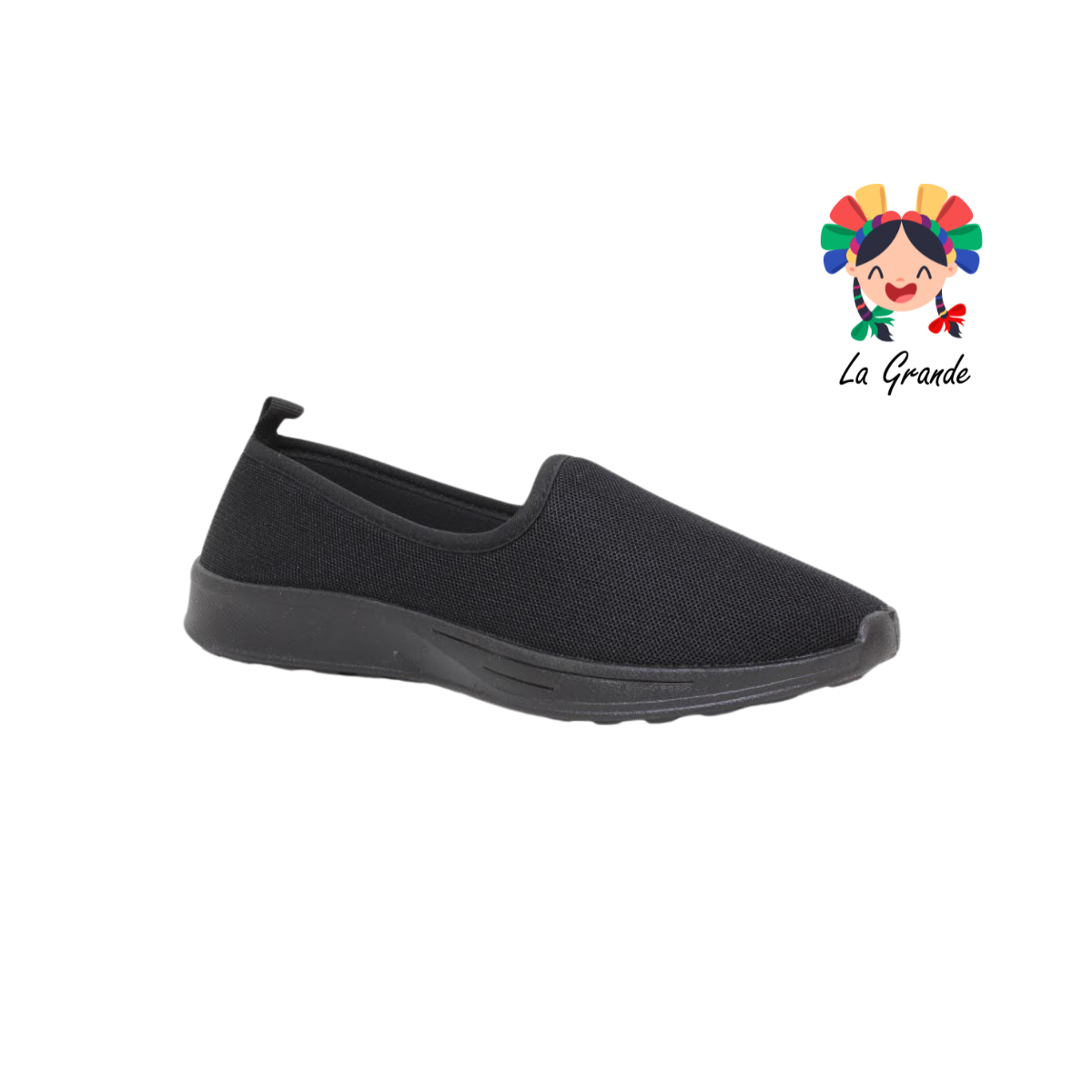 421 GONRI Negro Textil Tenis Casual para Dama