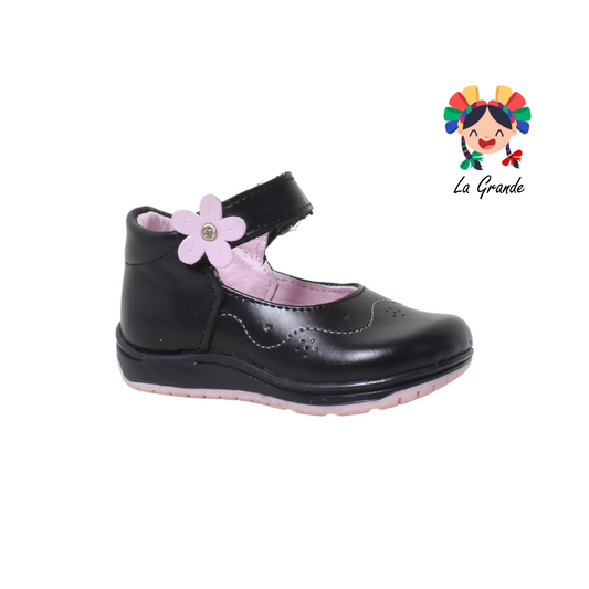 455 WIZZYZ Negro Rosa zapato para niña infantil