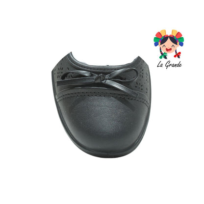 45608-FLEXI negro zapato mocasín para Dama Con Plantilla Comfort Pad