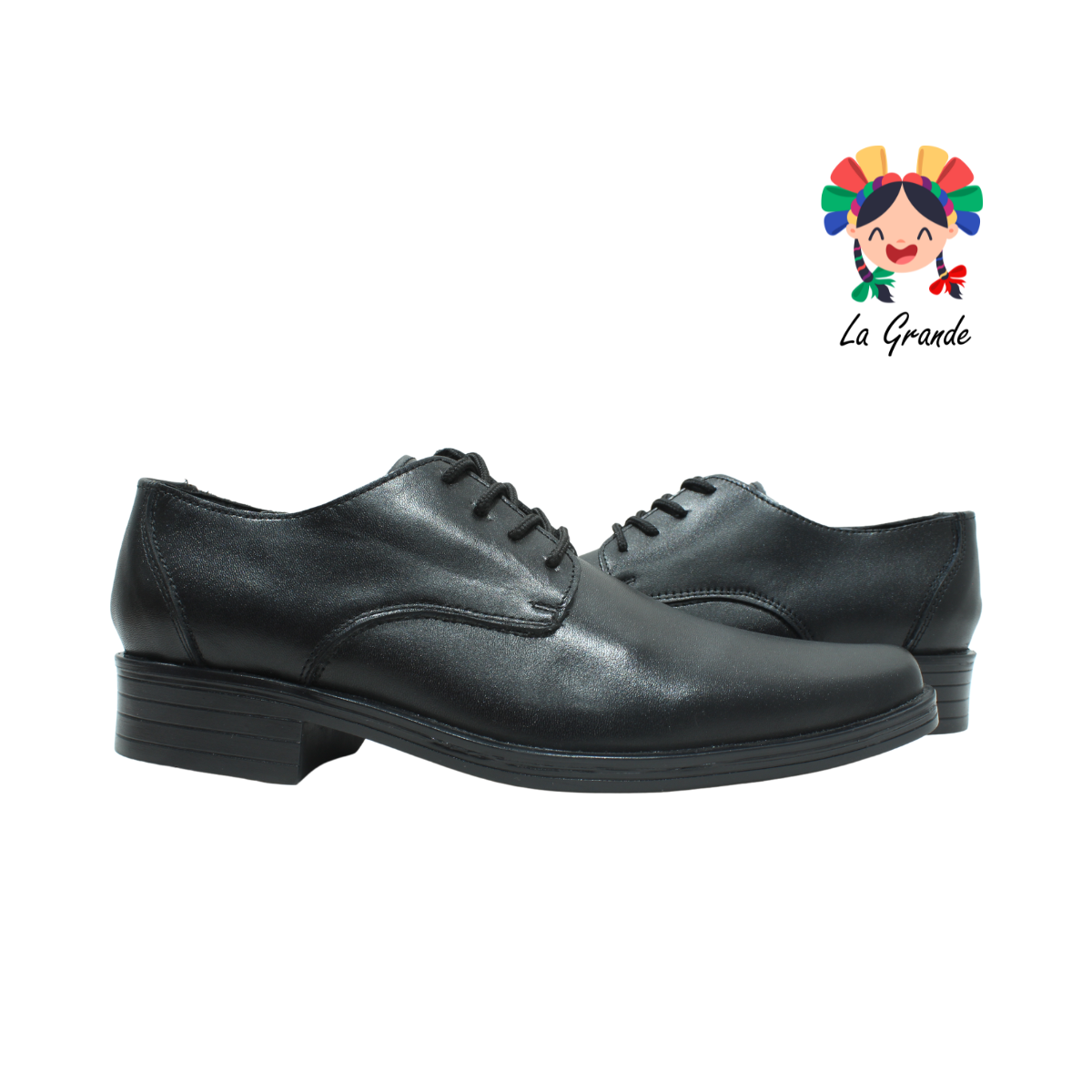 500 VARUS negro Zapato de piel para caballero formal