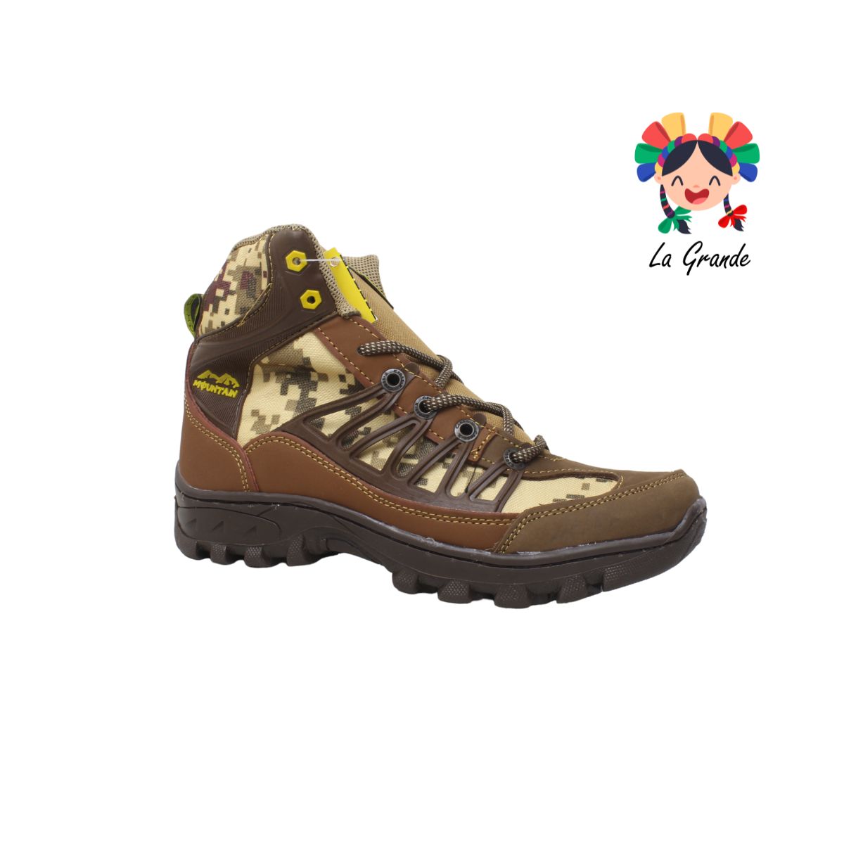 5010 CROSS-X Arena Nobuck Pixeles Bota de Montaña para Caballero