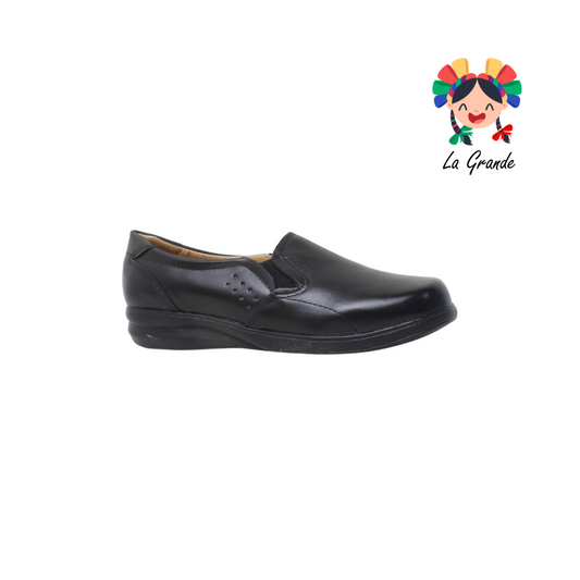 505 DULCE DAMITA Negro Zapato de piel confort para Dama