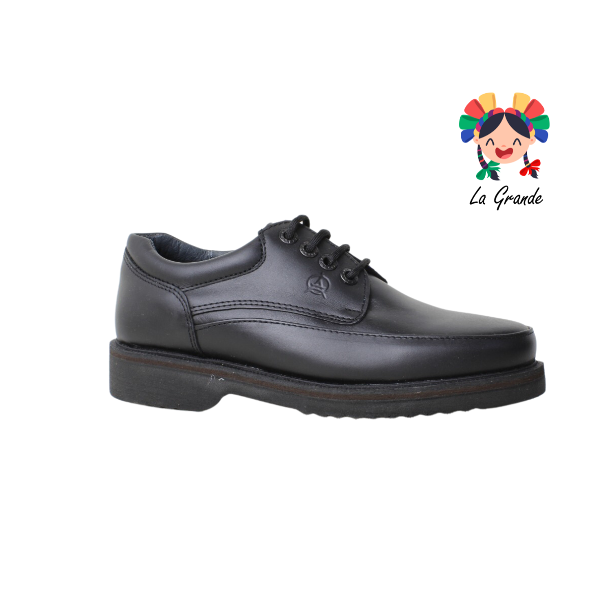 505 LA PAG Negro Piel zapato Casual para Caballero