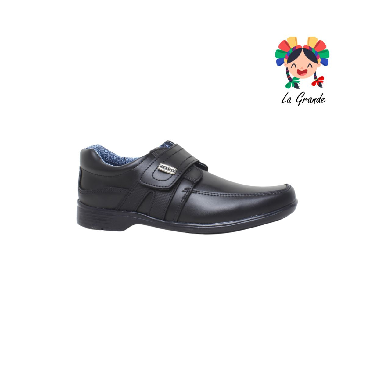 510 ZITRO Negro Sint Zapato Casual para Caballero