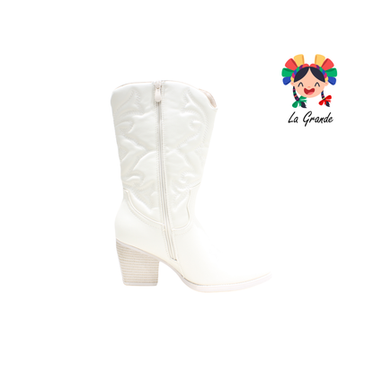 5151 TIERRA BENDITA Latte Beige Bota para Dama