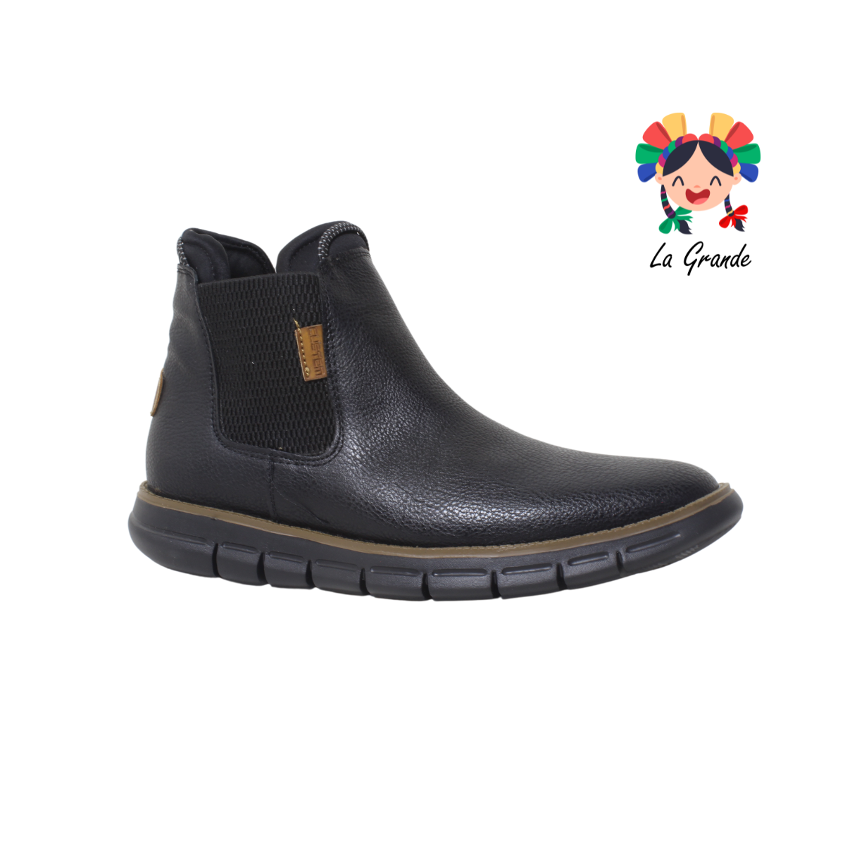 5557 CUSTOM Negro Miel Flother Bota Casual para Caballero