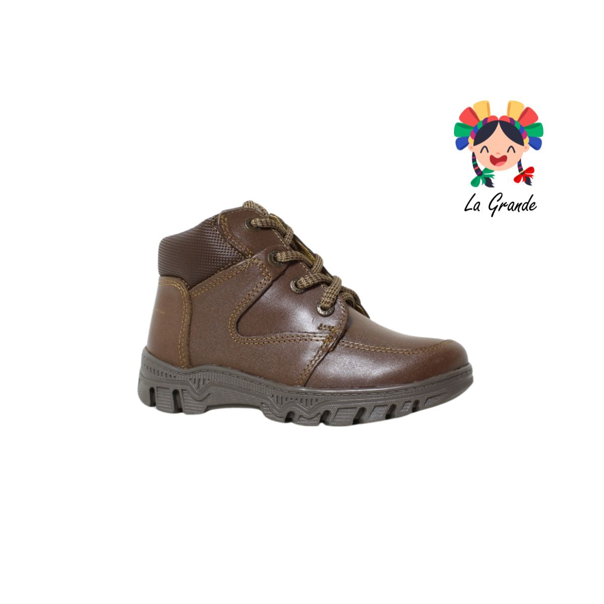 6038 FEF Cafe zapato de botita infantil para niño