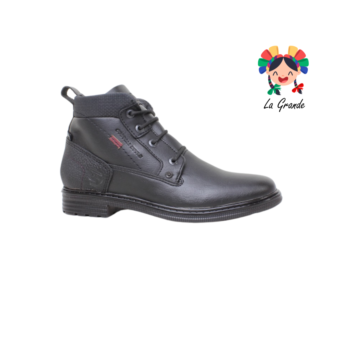 6220 CUSTOM Negro Vino Sint Bota Casual para Joven