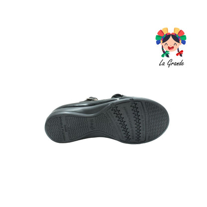 693 DOGI negro charol Zapato de piel con moño para niña