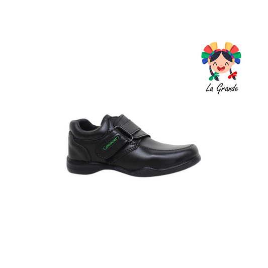 700 CONOCER negro zapato escolar de velcro infantil niño