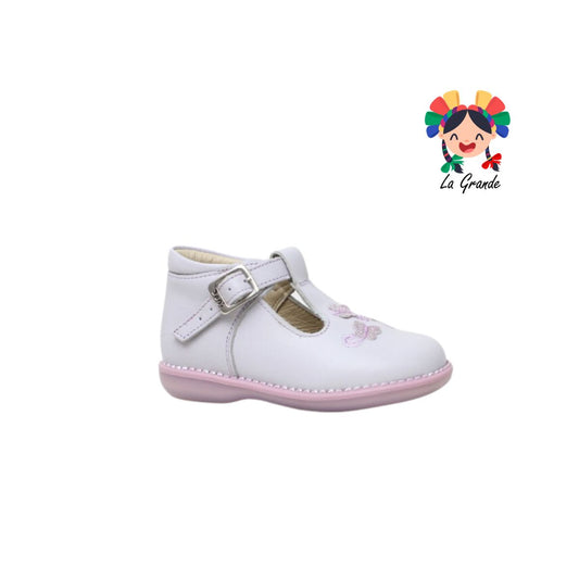 700 DOGI napeta Zapato de bota color lila de piel infantil para niña