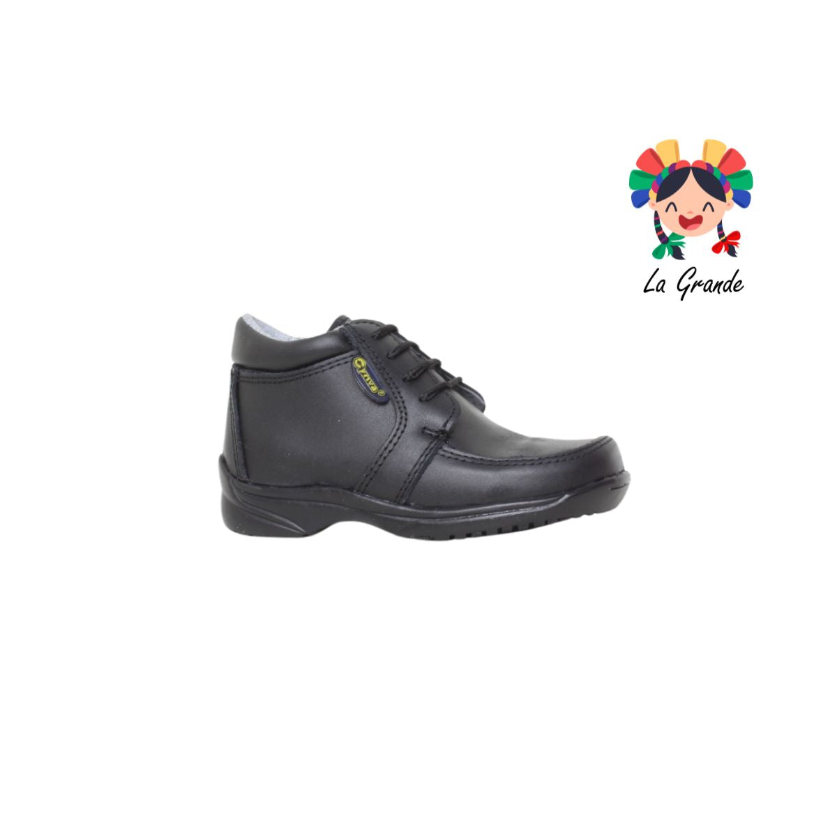 701 CYINVA Negro Zapato Infantil Niño